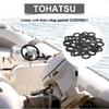 30pcs 332-60006-1 Lower Unit Drain Plug Gasket, Gear Lube Drain Screw Washer Outboard Parts Oil Change Kit for Tohatsu Mercury Mallory