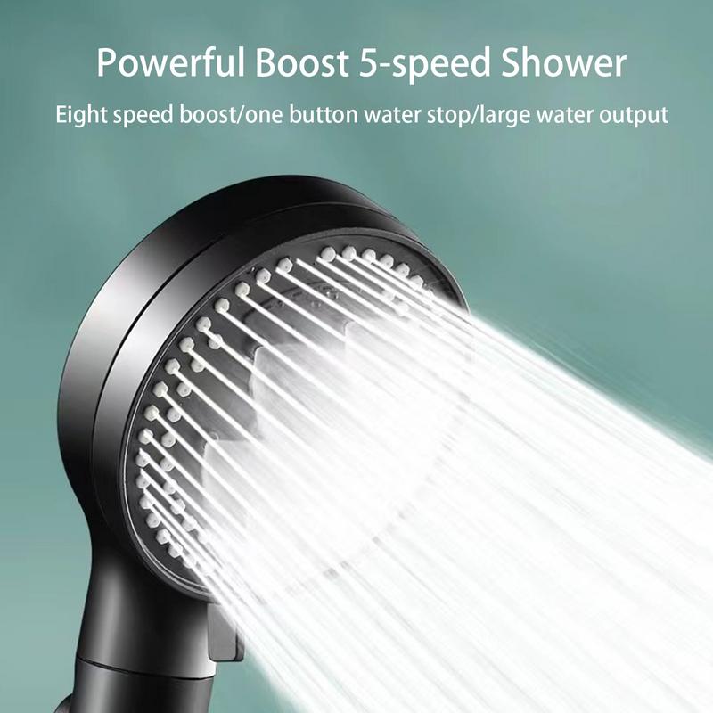Handheld Shower Head Adjustable 8 Spray Setting Shower Head Long Hose And Bracket Shower Head Spray for Bathroom
