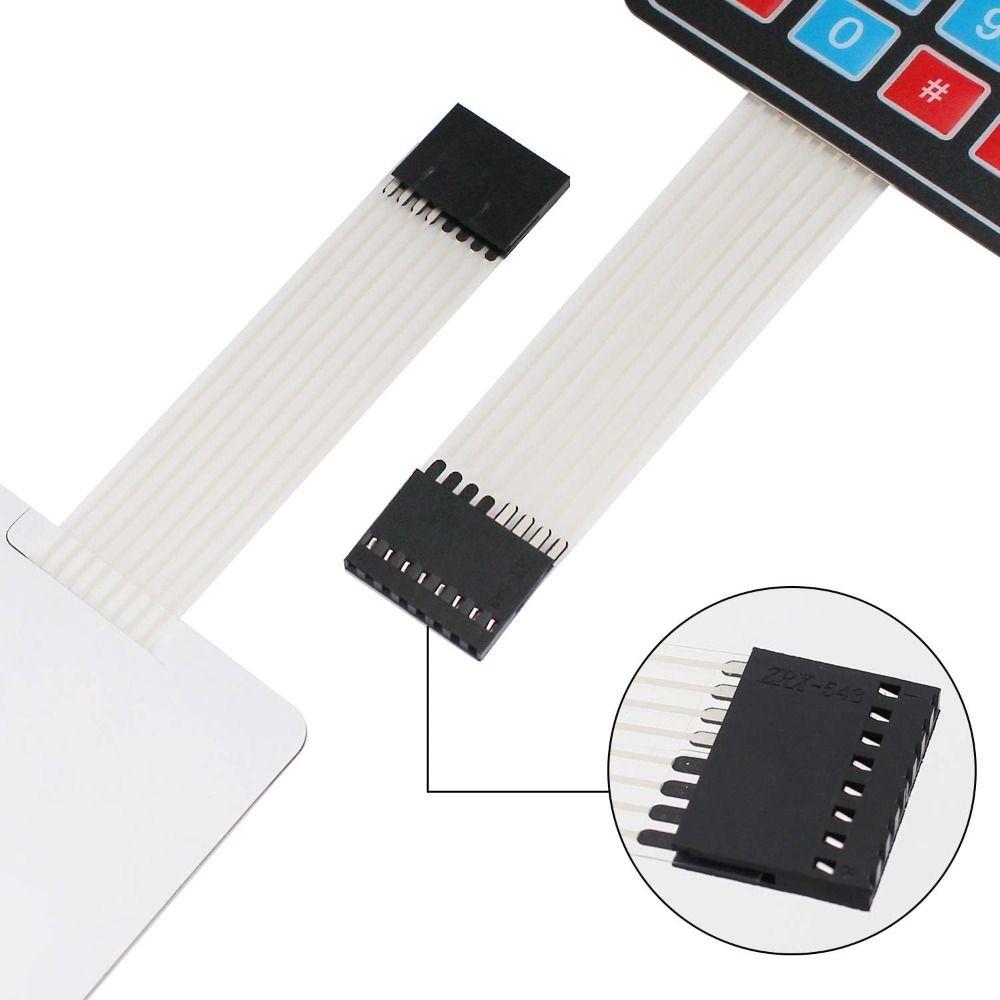 20 Key Membrane Switch Keypad 4x4 4x5 Matrix Matrix Keypad Professional Keyboard PCB  Electronics