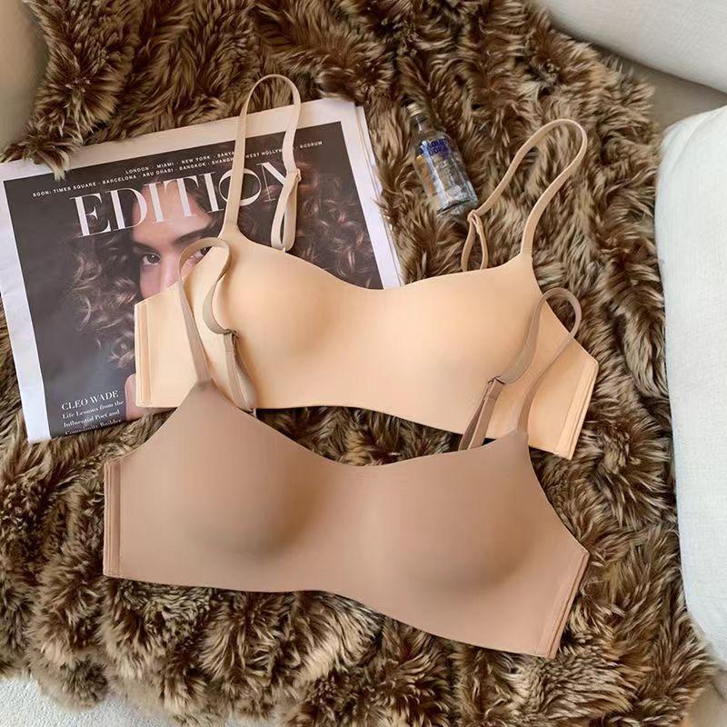 Seamless Bras Women Tube Top Underwear Small Chest Bras Women's Upper Support Bra Non-Wire Female Sexy Lingerie Solid Intimates