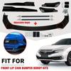 Car General Front Shovel Car Modification Front Bumper Lip Kit Separator Spoiler Diffuser Bumper Collision Accessories