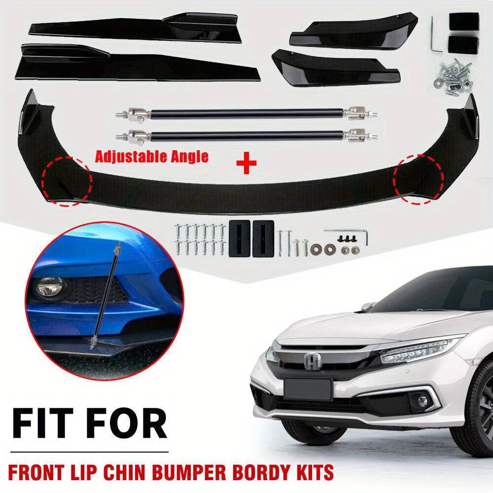 Car general front shovel car modification front bumper lip kit separator spoiler diffuser bumper collision accessories