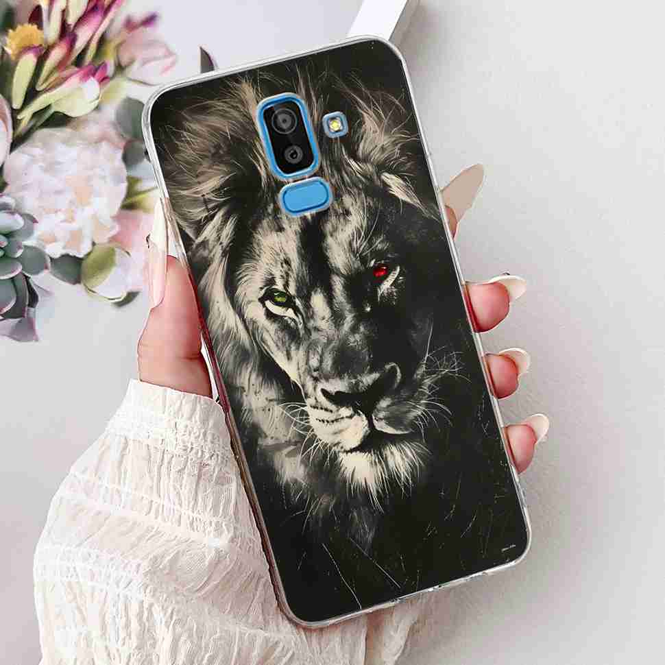 For Samsung Galaxy J8 2018 6.0" Case Summer Fresh Lemon Daisy Soft Silicone TPU Cover For Samsung J8 J8 2018 Protective Shell