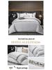 Four-Piece White Bedding Set for Hotels, Guesthouses & B&Bs: Includes Sheets and Three-Piece Duvet Cover Set