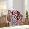 1pc Velvet Minnie Mouse Cartoon Bedding Blanket Sofa Cover Gift Home Decor 3D Printing Adult Warm Soft Lightweight Travel Camping