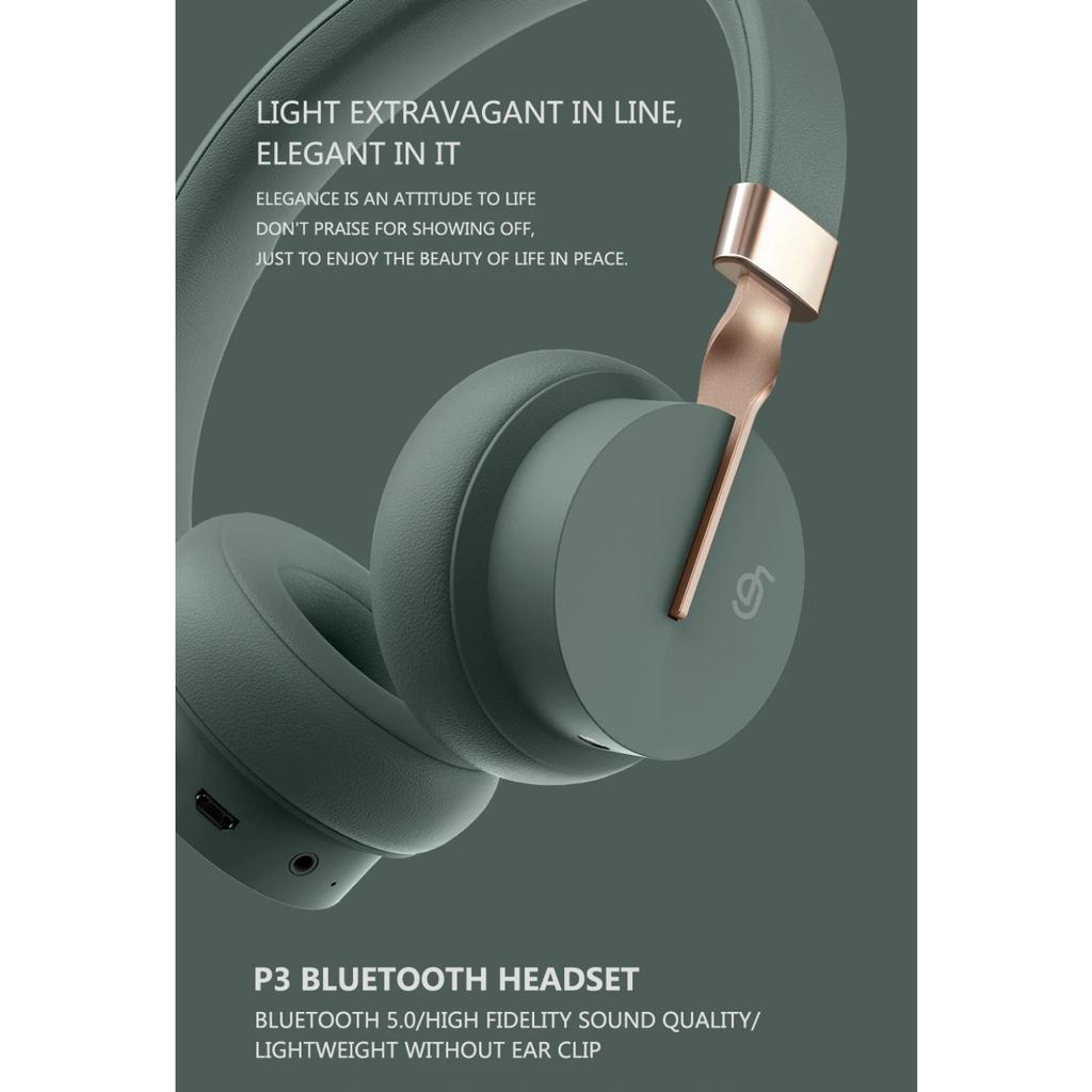 HiFi Stereo Wireless Bluetooth Headphones Music Sport Gamer Headsets for Laptops Noise Reduction Earphones In Mic Support TF/FM