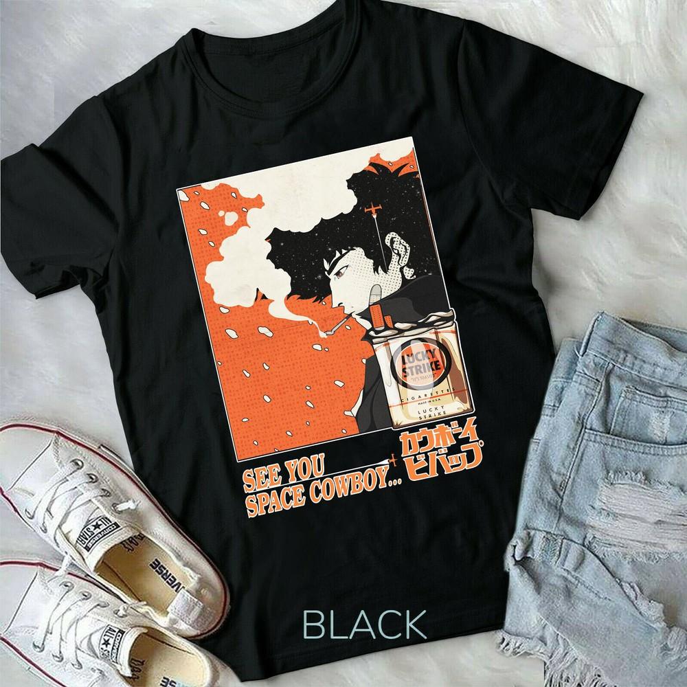 

Cowboy Bebop Spike,anime,fu nny,birthday,a rt,movie,coics ,holiday Unisex T-Shirt 4XL