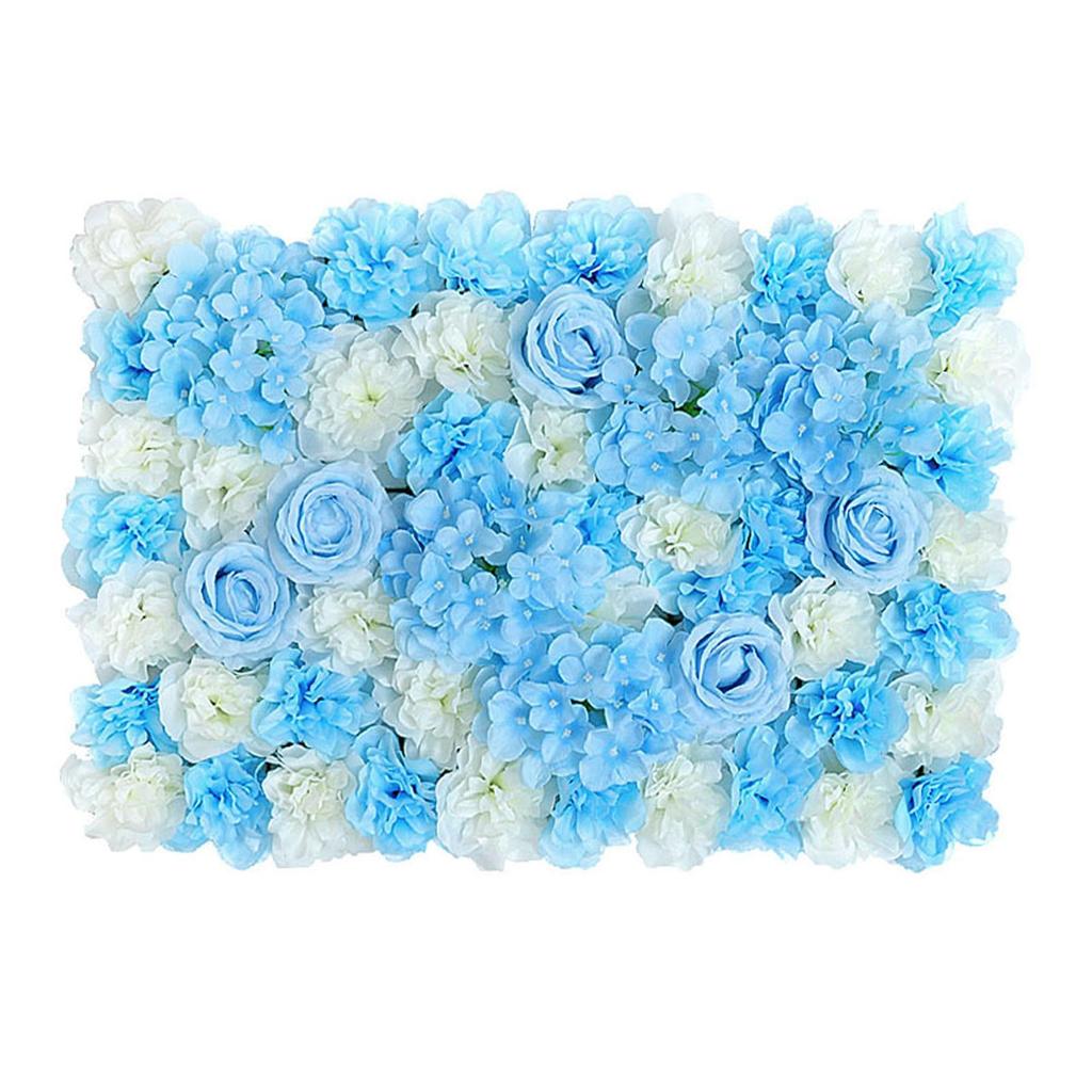 Artificial Flower Wall Panel Rose Flower Backdrop for Wedding Stage Home