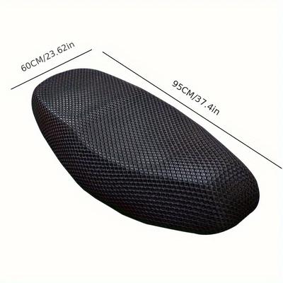 Housse de siège en grille cellulaire respirante antidérapante Protection solaire pour voiture à batterie Coussin Moto électrique Universel toutes saisons