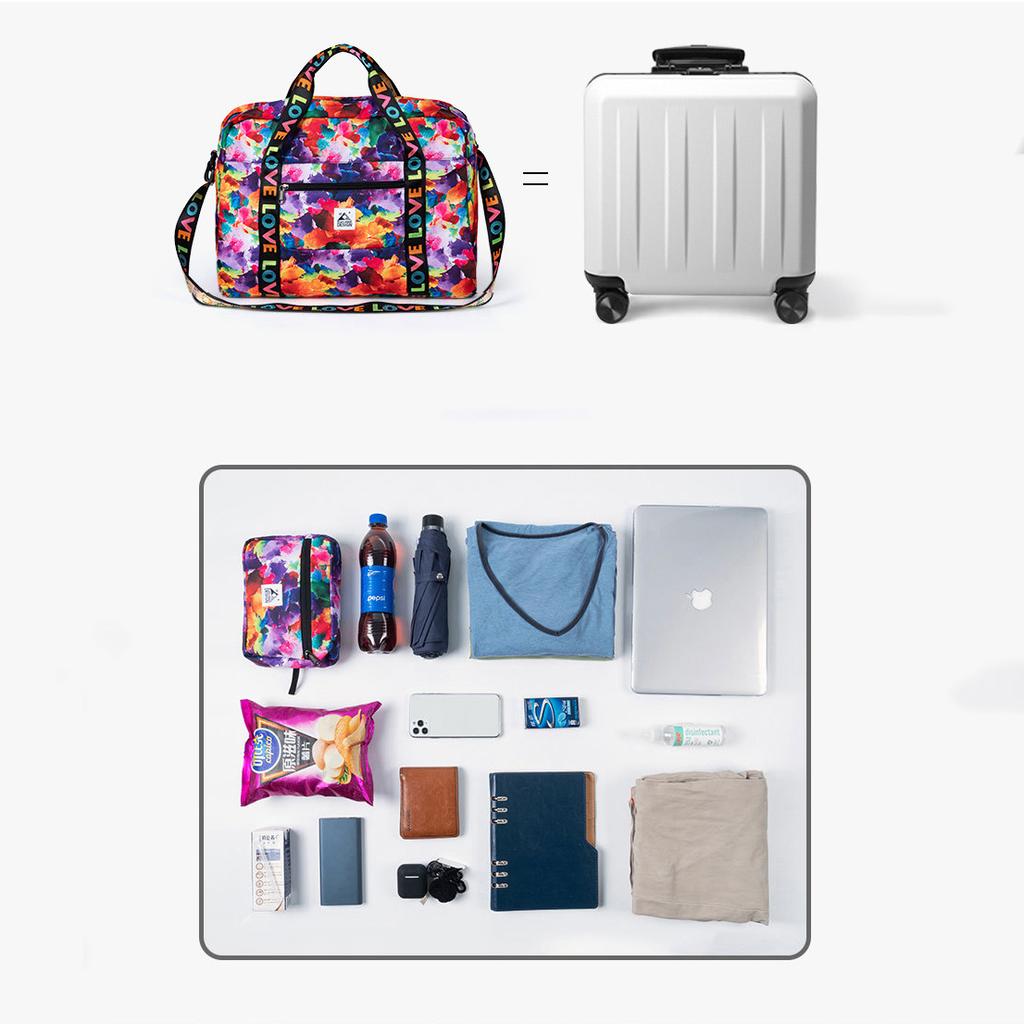 Geantă de călătorie nouă, separare uscată și umedă, geantă de mână cu un singur umăr, care poate fi setată pentru depozitare cărucior, geantă de fitness geantă de yoga