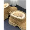 Fashion [Mermaid Style] Sheepskin and Wool Integrated Winter Women's Thick Bottom with Mermaid Short Boots for Casual Snow Boots