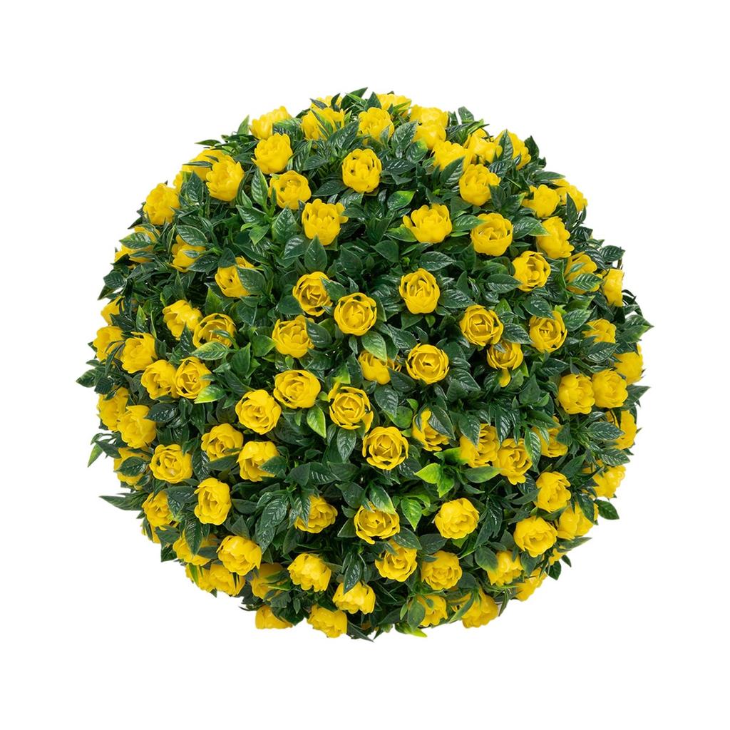 Simulerad Växt Blomma Hängande Topiary-boll, 7,8 tum Realistisk Form PE-material för Tak, Träd, Heminredning