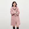 Qiusui Yiren College Style Lamb Wool Toggle Coat