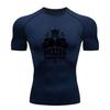 Men's Compression Fitness Workout T-Shirt, Boxing Champions
