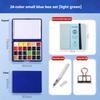 Travel Paint Palette Pocket Artist Watercolor Set Schmincke 12/24Colors Portable Watercolor Paint Box Sketchbook Set for Student