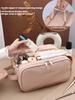 1PC Autumn and Winter New Portable Multi-functional Three-layer Large-capacity Travel Double-zipper Storage Bag and Makeup Bag