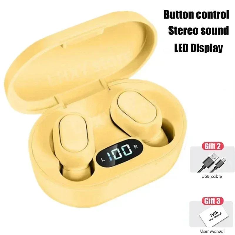 TWS Earphone Bluetooth Headphones earbuds Wireless Bluetooth Headset with Mic LED Display Bluetooth Earbuds for iPhone Xiaomi
