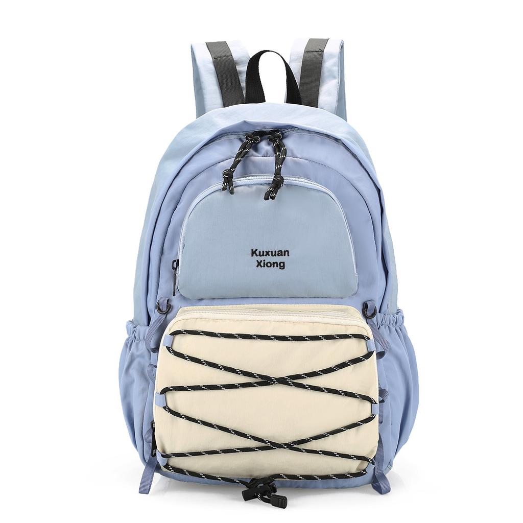 Schoolbag Simple Backpack 1011 New Female College Student School Bag Outdoor Sports Backpack Mountaineering Bag Short Trip Bag Tide