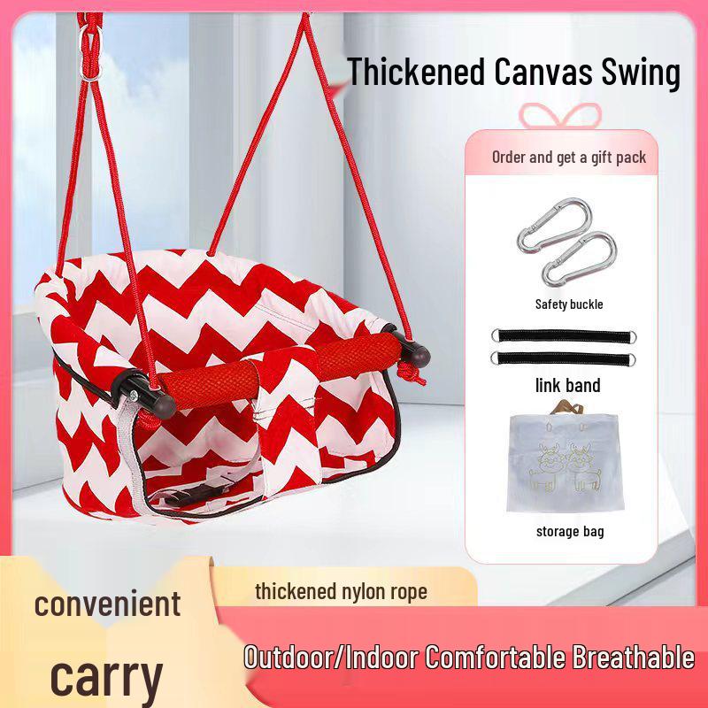 Children's Indoor/Outdoor Hanging Swing Chair for Babies & Toddlers