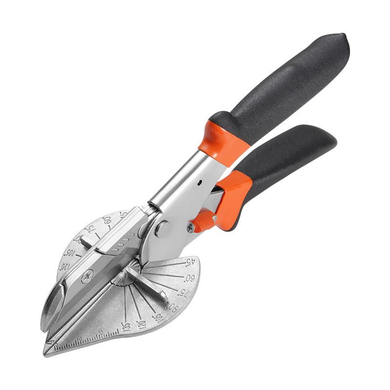 Angle Shear 45-135 Degree Miter Cutter Hand Shear Mitre Scissor Siding Wire Duct Cutter PVC PE Plastic Pipe Hose Scissors Cut