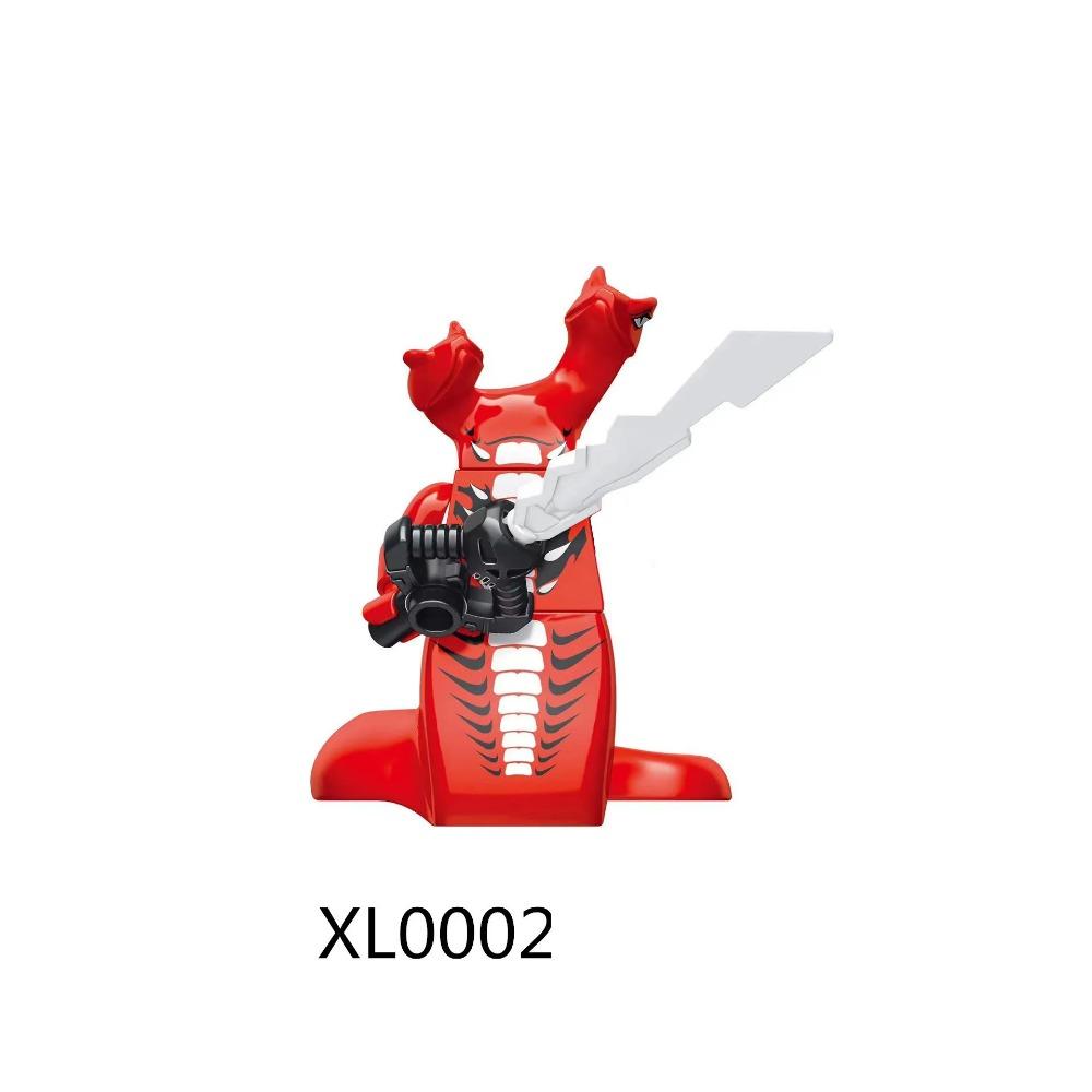 XL0001-0005 Anime Building Block Action Figures Cartoon Movie Doll Assembly Toy Puzzle Toy Kids Birthday Gifts
