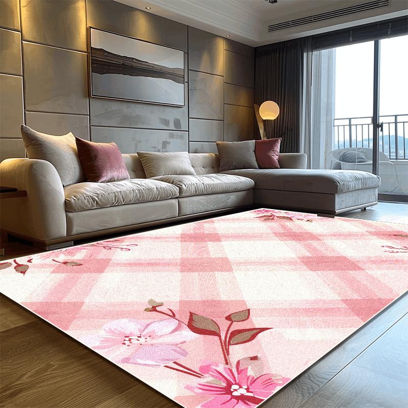 Modern Pink Geometric Carpet for Living Room Large Area Decoration Home Rugs for Bedroom Soft Non-slip 200x300 Lounge Sofa Mat