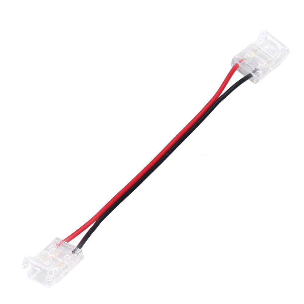10pcs Double Headed Strip Light Connector 8mm/10mm Jumper Connector LED Strip Connector  For Party