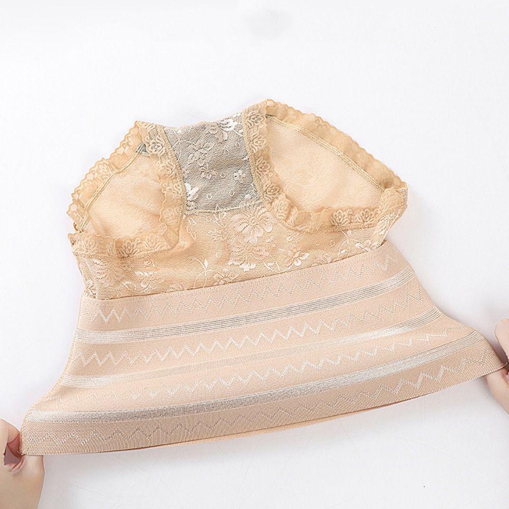 Wave Stripe Postpartum Body Shaper Lace Flower Tummy Control Underwear Butt Lifter Briefs Women