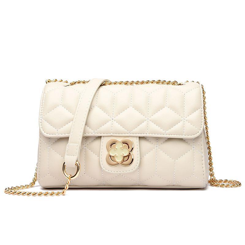 

Genuine Goods Black Best Selling Classy Women s Leather Messenger Bag Creamy-white -8