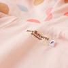 MIKIHOUSE HOT BISCUITS Romper Jumpsuit for Boys and One Size Fits All Product Girls, Pink, (60-80cm), Code 73-1203-615