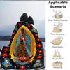 1pc Virgin of Guadalupe Blanket Lightweight Flannel Blanket Throw Blanket For Sofa, Bed, Travel, Camping, Livingroom, Office Yy251015158