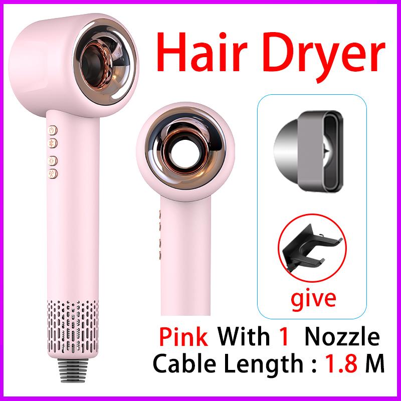 Professional Negative Ionic Hair Dryer  Leafless Hair Dryer Hot/ Cold Blow Dryer Hairdryer Home Appliance Free Shipping Dyso