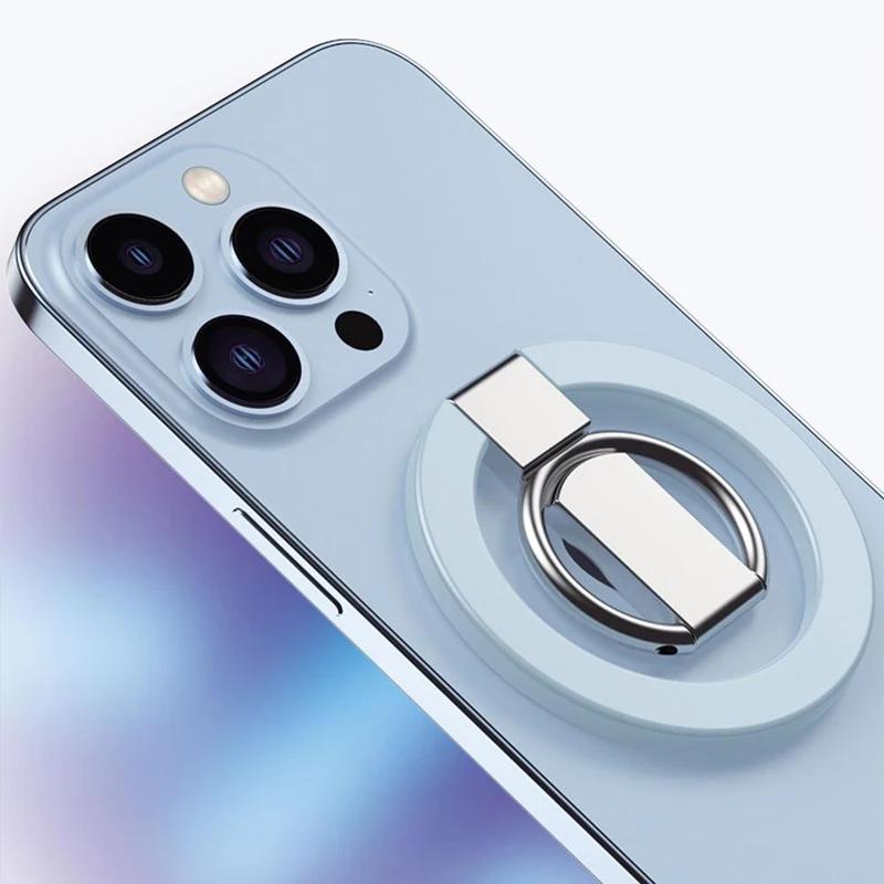 Universal Magnetic Phone Ring Holder 360° Rotating for IPhone 12 13 14 Series MagSafe Removable Cell Phone Grip Kickstan
