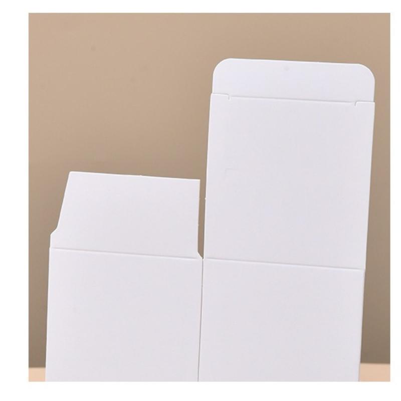 350g White Cardboard Packaging Box Universal Square Flat Box Empty Case for Perfume Gifts Multiple Purposes Easy To Fold Handmade Gift Cosmetic Boxes