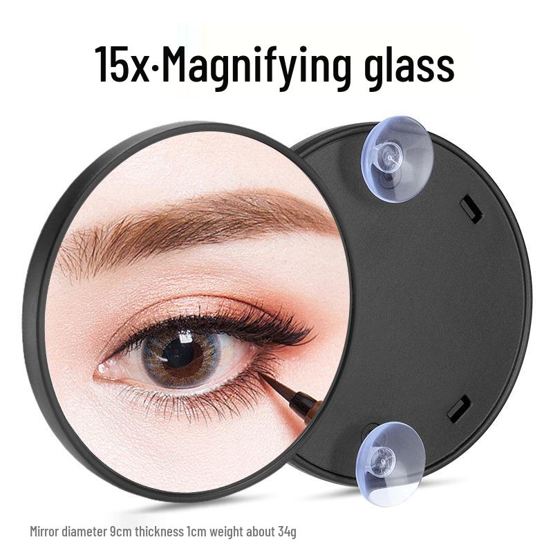 5X/10X HD Suction Bathroom Magnifying Makeup Mirror, Portable Single-Sided Beauty Tool
