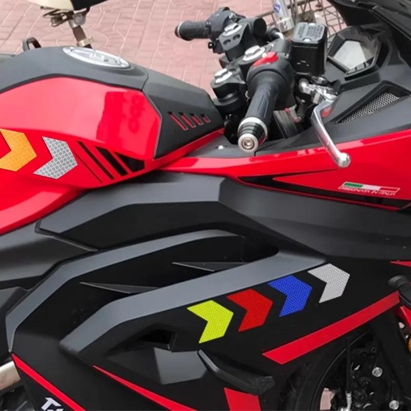 Car Warning Sign Anti Collision Warning Reflector Tape Bumper Car Tail Reflective Stickers Auto Styling Decals