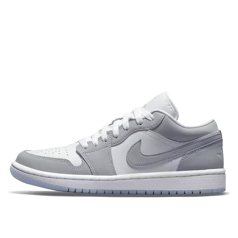 Jordan Air Jordan 1 Low 'Wolf Grey' Submerged Anchor Dämpfung Rutschfest Abriebfest DC0774-105(Team877-)