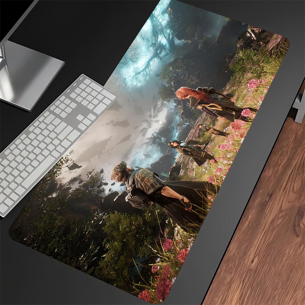 Clair Obscur Expedition 33 Podkładka pod mysz do gry Klawiatura Mysz ścieg Podkładka pod mysz Mata na biurko Akcesoria do gier PC Części XXL 90x40cm