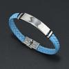 Fashionable Handmade Leather Cord Bracelet With Stainless Steel Hardware Slim Design Fits Most Wrists Great As Friendship Or Romance Gift