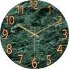 30cm glass living room wall clock quartz clock wall watch modern simple silent clock, fashionable