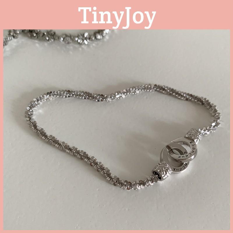 Anspruchsvolles Doppelring-Legierungsarmband für Frauen, Accessoires mit unverwechselbarem Stil