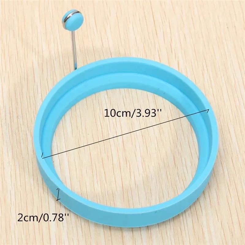 1PC Silicone Fried Egg Pancake Ring Omelette Fried Eggs Round Heart Shaped Eggs Mould for Cooking Breakfast Frying Tools OK
