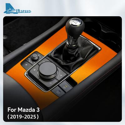 Top Suede Trim Sticker For Mazda 3 Axela BP 2019 2020 2025 2025 2025 2025 2025 Car Central Manual Transmission Gear Shift Panel