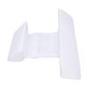 Baby Side Sleeper Pillow Removable Pillowcase Breathable Soft Fabric Newborns Infant Pillow White