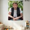 Johnny Hallyday Legend Music Tapestry Background Cloth Fashion Print Homestay Soft Decoration Tapestry Soft Wall Decoration