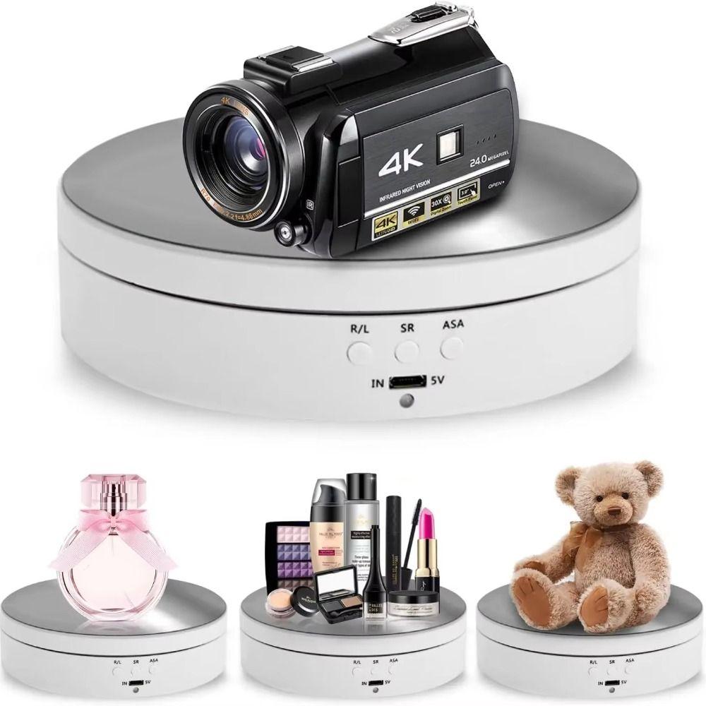 Automatic Rotation Photography Display Speed Regulation Electric Rotating Visualizer  Broadcast