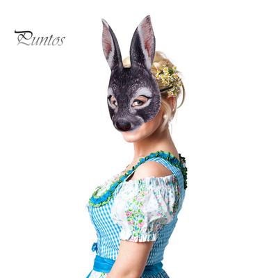 Schöne, auffällige EVA-Cosplay-Maske, Karnevalsparty, Kaninchenmaske, Festivalzubehör