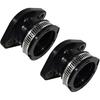 2Pcs Intake Manifold Boot Joint Carburetor Carb Flange Socket Fits for Polaris Indy 400 440 500 600 650 1985-2000, Replaces 3083171, 3084325