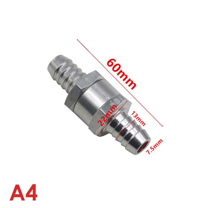6/8/10/ 12Mm Valves Aluminium Alloy Fuel Non Return Check Valve Fit Carburettor