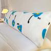 120/150/180cm Long Pillowcase Thick Plush Print Couple Lover Double Pillow Cover Home Sleeping Body Pillow Cover Home Decor